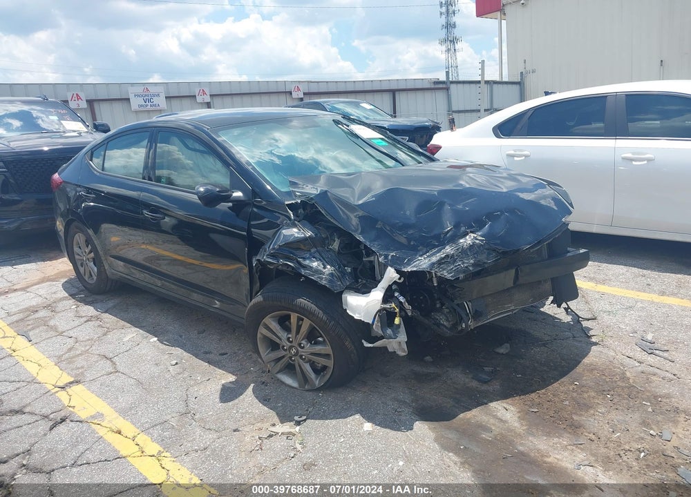 2018 HYUNDAI ELANTRA SEL VIN: 5NPD84LF6JH318517