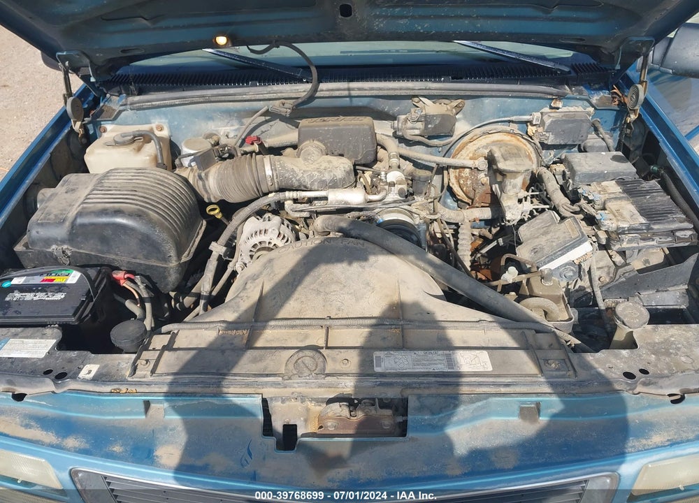 1997 GMC SIERRA 1500 SL WIDESIDE VIN: 1GTEC14W2VZ533357