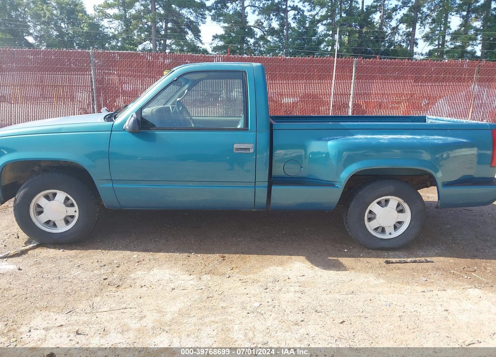 1997 GMC SIERRA 1500 SL WIDESIDE VIN: 1GTEC14W2VZ533357