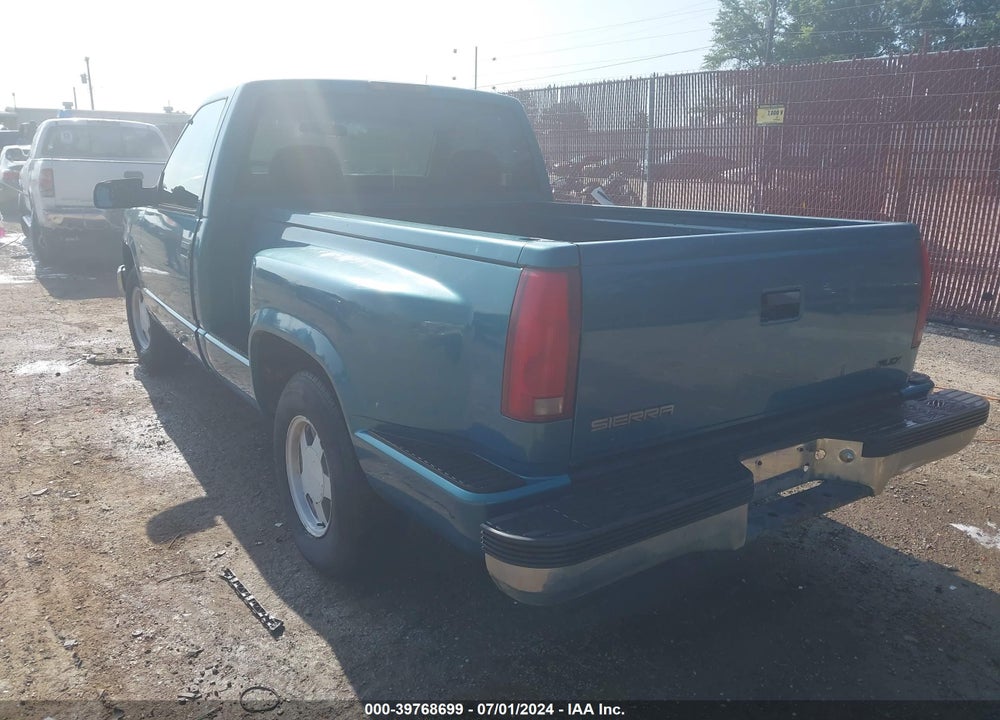 1997 GMC SIERRA 1500 SL WIDESIDE VIN: 1GTEC14W2VZ533357