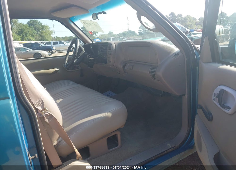 1997 GMC SIERRA 1500 SL WIDESIDE VIN: 1GTEC14W2VZ533357