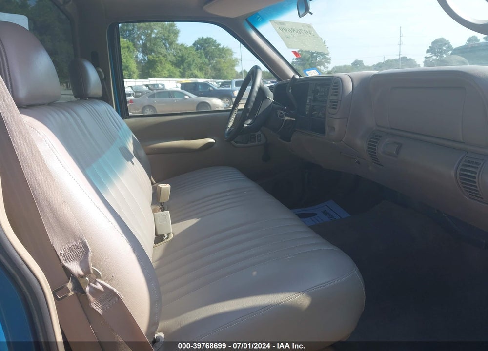 1997 GMC SIERRA 1500 SL WIDESIDE VIN: 1GTEC14W2VZ533357