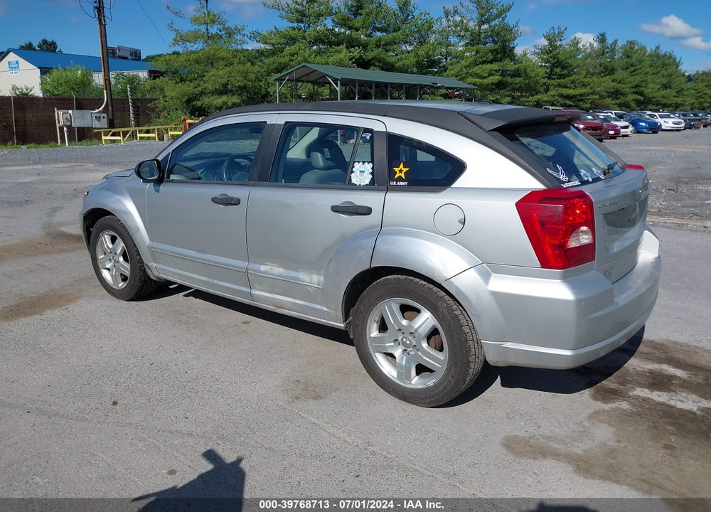 2007 DODGE CALIBER SXT VIN: 1B3HB48B87D557012