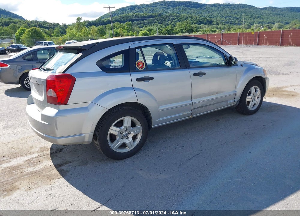 2007 DODGE CALIBER SXT VIN: 1B3HB48B87D557012