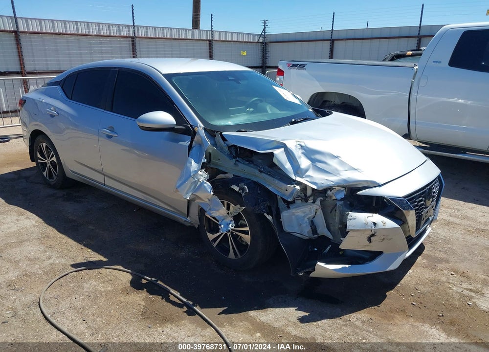 2022 NISSAN SENTRA SV XTRONIC CVT VIN: 3N1AB8CV5NY239113