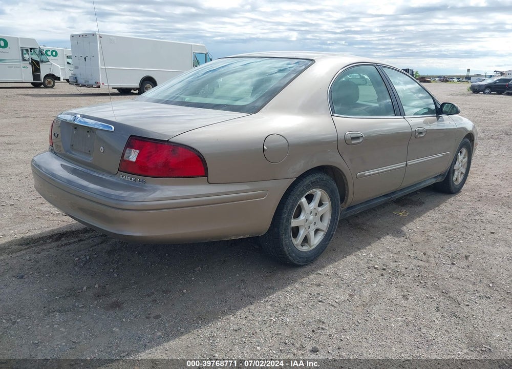 2002 MERCURY SABLE LS PREMIUM VIN: 1MEFM55S42G628755