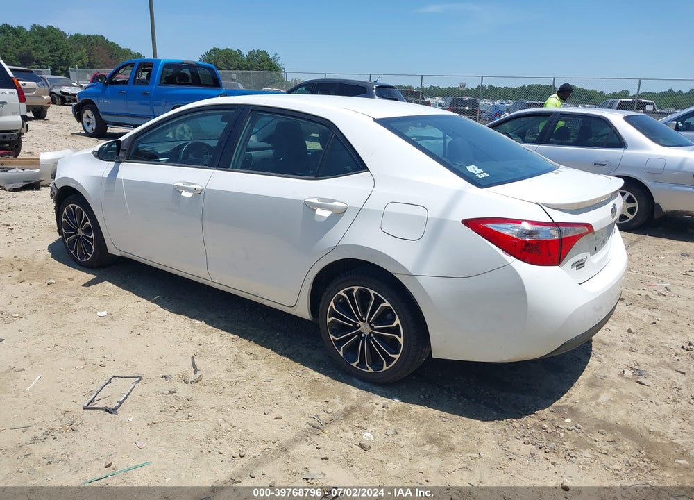 2015 TOYOTA COROLLA S PLUS VIN: 5YFBURHE2FP262912