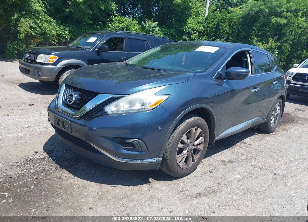 2016 NISSAN MURANO S VIN: 5N1AZ2MH2GN145118