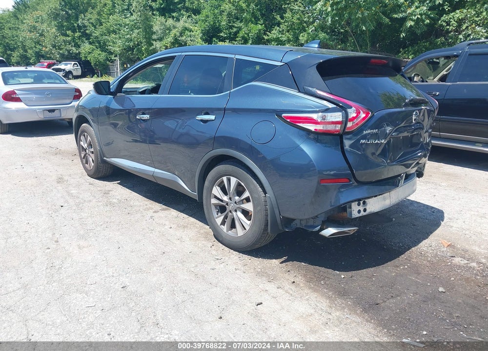 2016 NISSAN MURANO S VIN: 5N1AZ2MH2GN145118