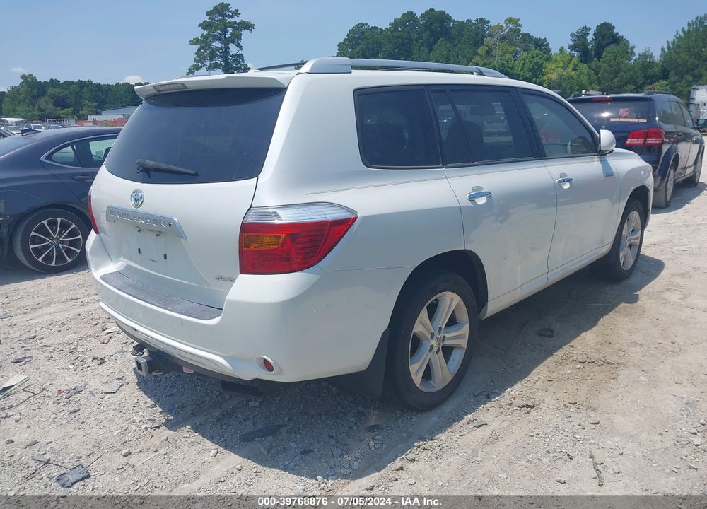 2010 TOYOTA HIGHLANDER LIMITED V6 VIN: JTEDK3EH4A2155292