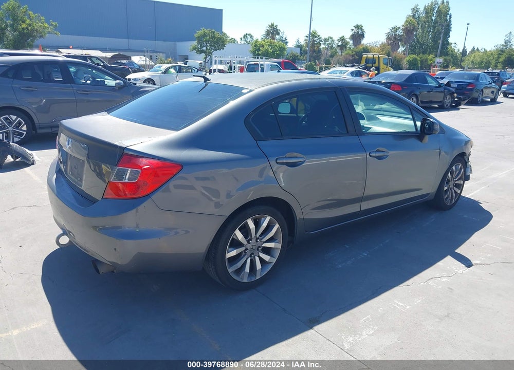 2012 HONDA CIVIC LX VIN: 19XFB2F52CE373412
