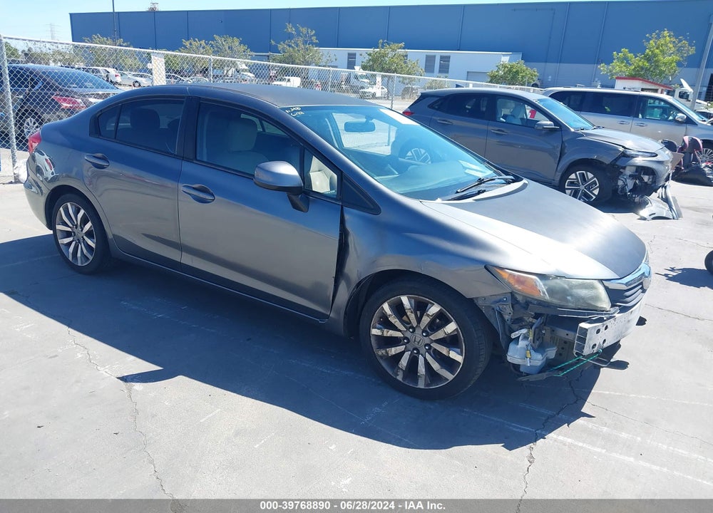 2012 HONDA CIVIC LX VIN: 19XFB2F52CE373412