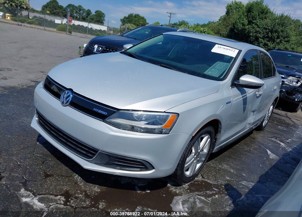 2013 VOLKSWAGEN JETTA HYBRID SEL VIN: 3VW637AJ9DM251763