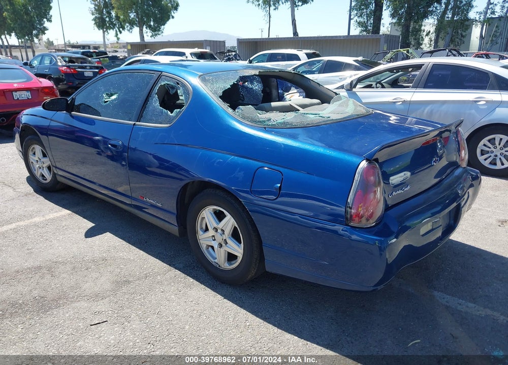 2005 CHEVROLET MONTE CARLO LS VIN: 2G1WW12E559153423