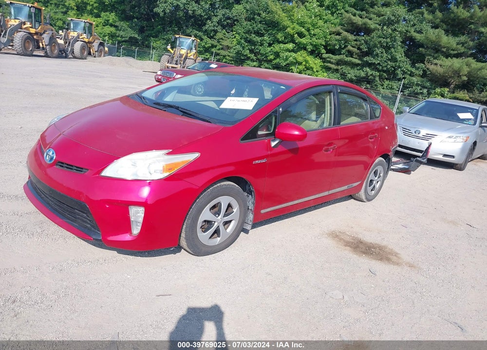 2012 TOYOTA PRIUS TWO VIN: JTDKN3DU8C1503072