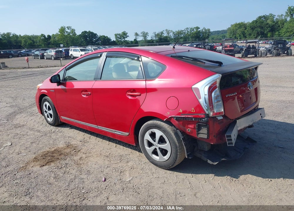 2012 TOYOTA PRIUS TWO VIN: JTDKN3DU8C1503072