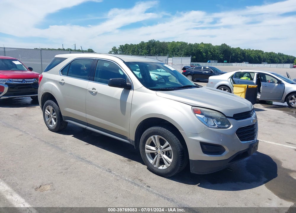 2016 CHEVROLET EQUINOX LS VIN: 1GNALBEK8GZ101527
