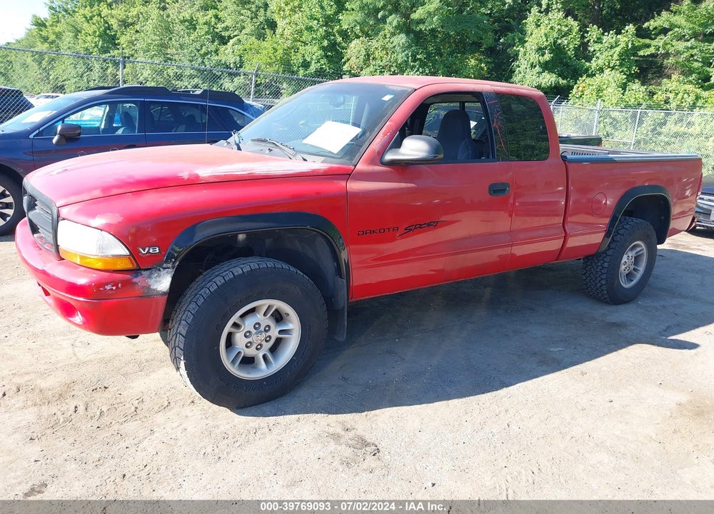 2000 DODGE DAKOTA SLT/SPORT VIN: 1B7GG22N6YS599517