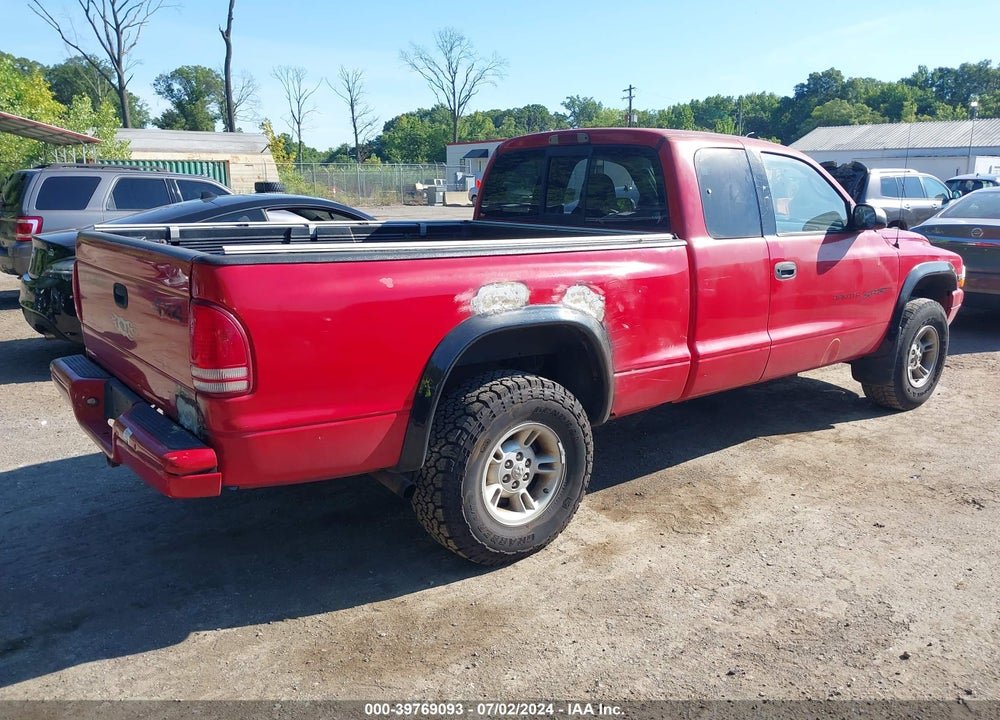2000 DODGE DAKOTA SLT/SPORT VIN: 1B7GG22N6YS599517