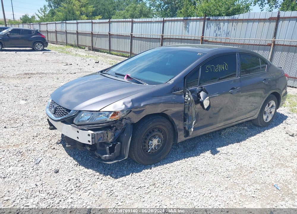 2014 HONDA CIVIC LX VIN: 2HGFB2F50EH531397