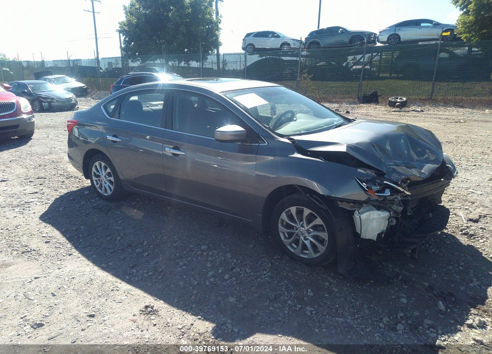 2018 NISSAN SENTRA SV VIN: 3N1AB7AP4JY209707