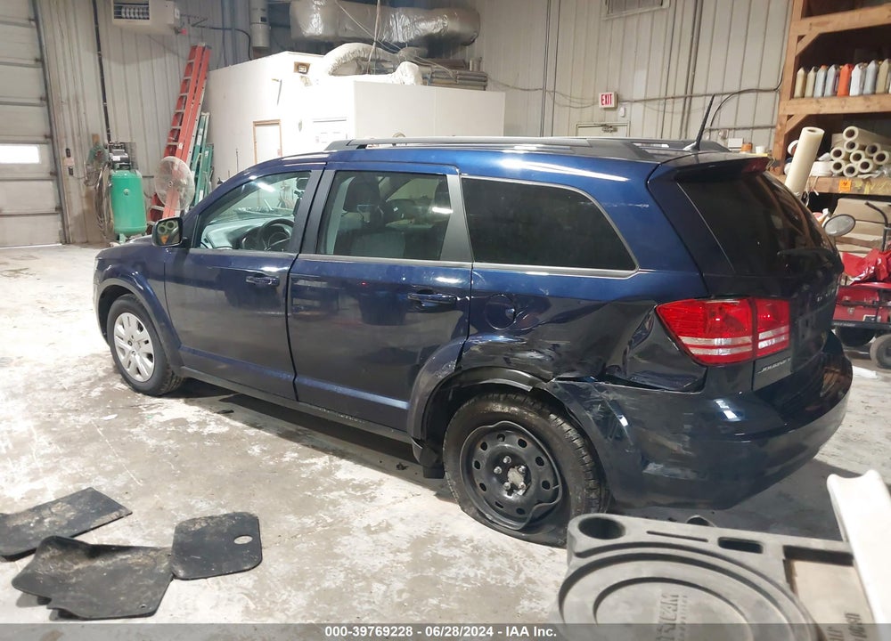 2018 DODGE JOURNEY SE VIN: 3C4PDCAB3JT506771