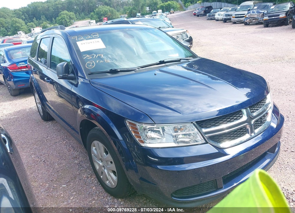 2018 DODGE JOURNEY SE VIN: 3C4PDCAB3JT506771