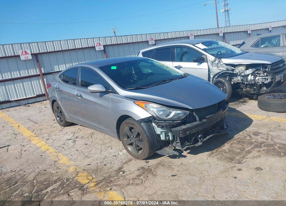 2013 HYUNDAI ELANTRA GLS VIN: KMHDH4AE5DU716656