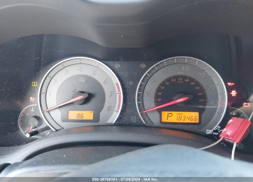 2010 TOYOTA COROLLA S VIN: 2T1BU4EE5AC444040