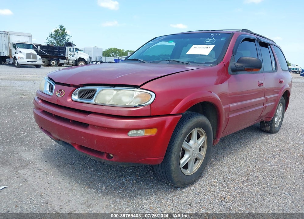 2002 OLDSMOBILE BRAVADA VIN: 1GHDS13S122440986