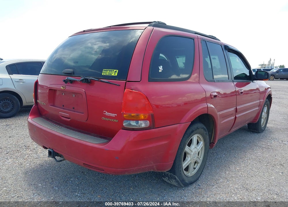 2002 OLDSMOBILE BRAVADA VIN: 1GHDS13S122440986