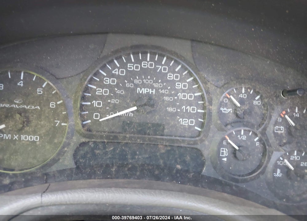 2002 OLDSMOBILE BRAVADA VIN: 1GHDS13S122440986