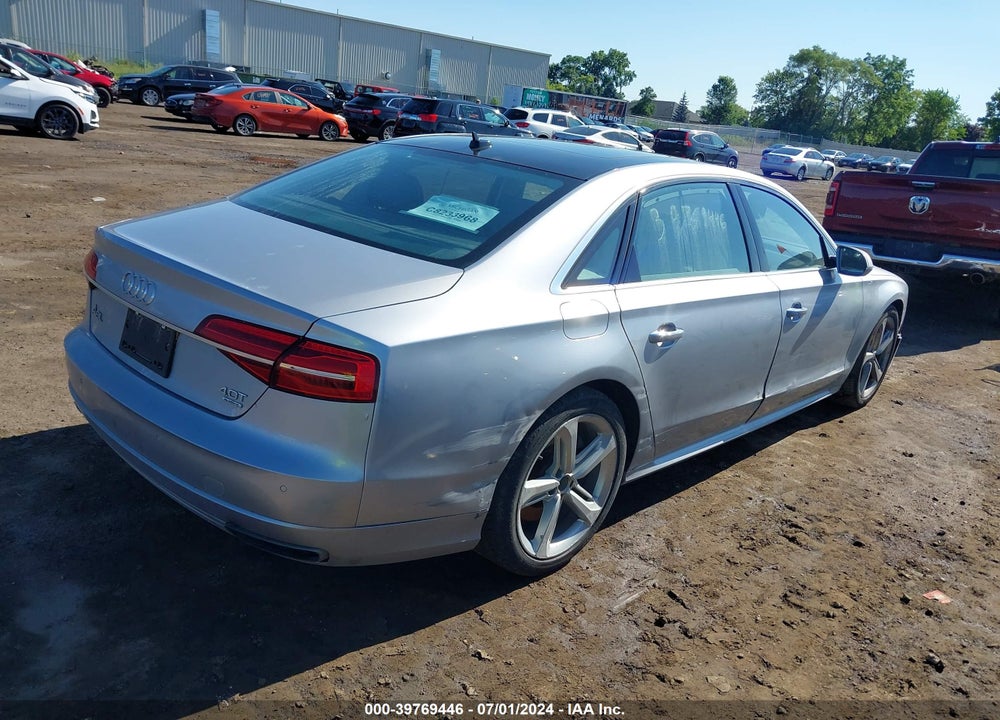 2018 AUDI A8 L 4.0T SPORT VIN: WAU43AFD8JN000774