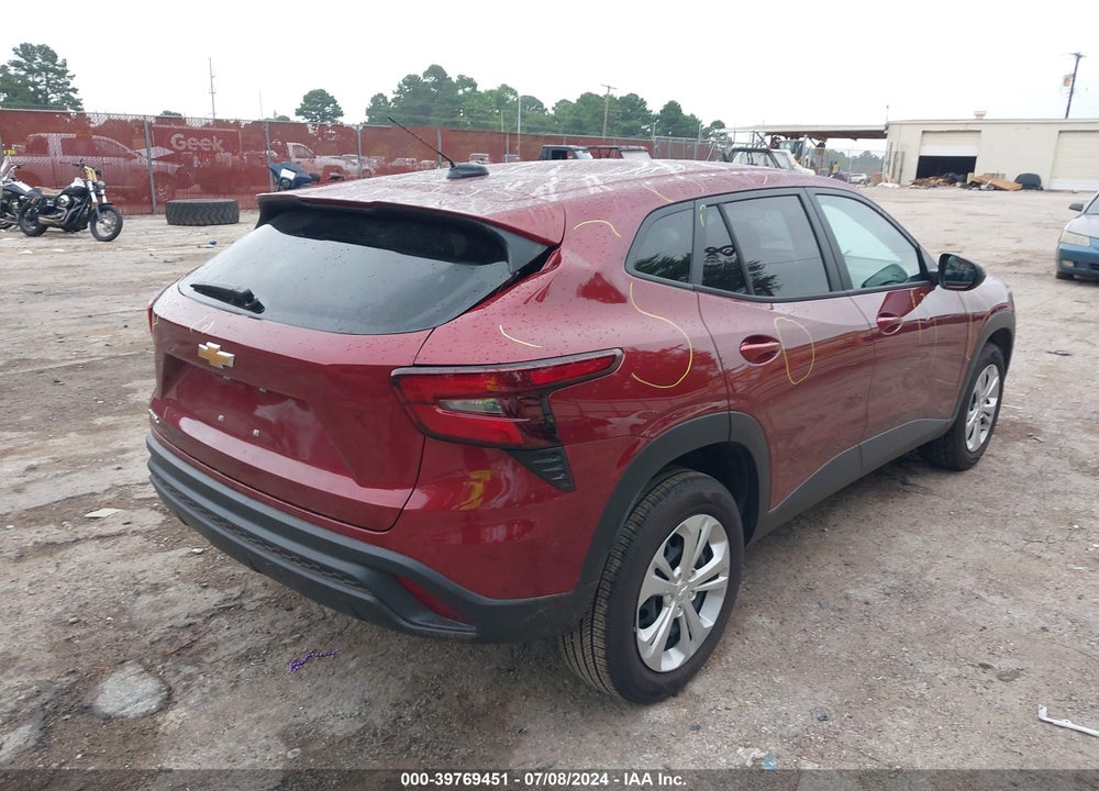 2024 CHEVROLET TRAX LS VIN: KL77LFE25RC113714