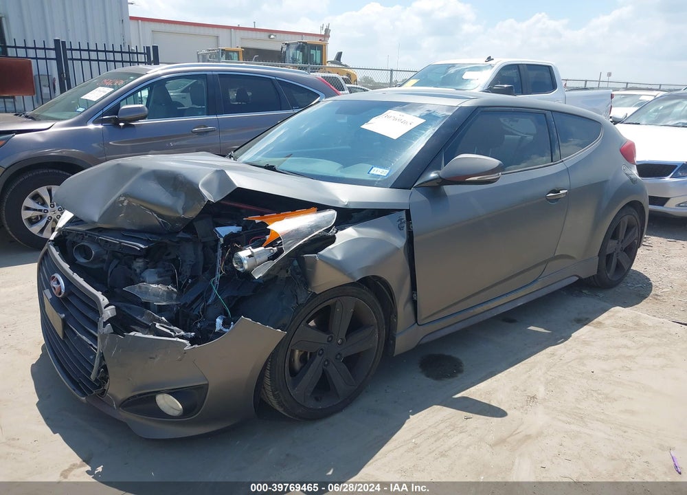 2015 HYUNDAI VELOSTER TURBO VIN: KMHTC6AE1FU230967
