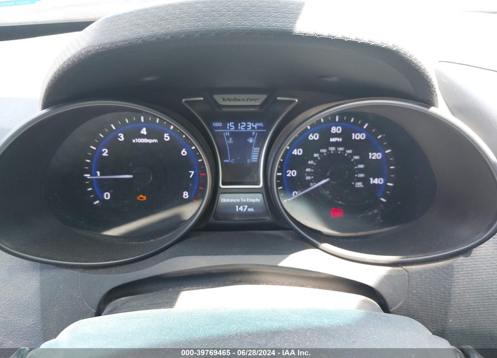 2015 HYUNDAI VELOSTER TURBO VIN: KMHTC6AE1FU230967