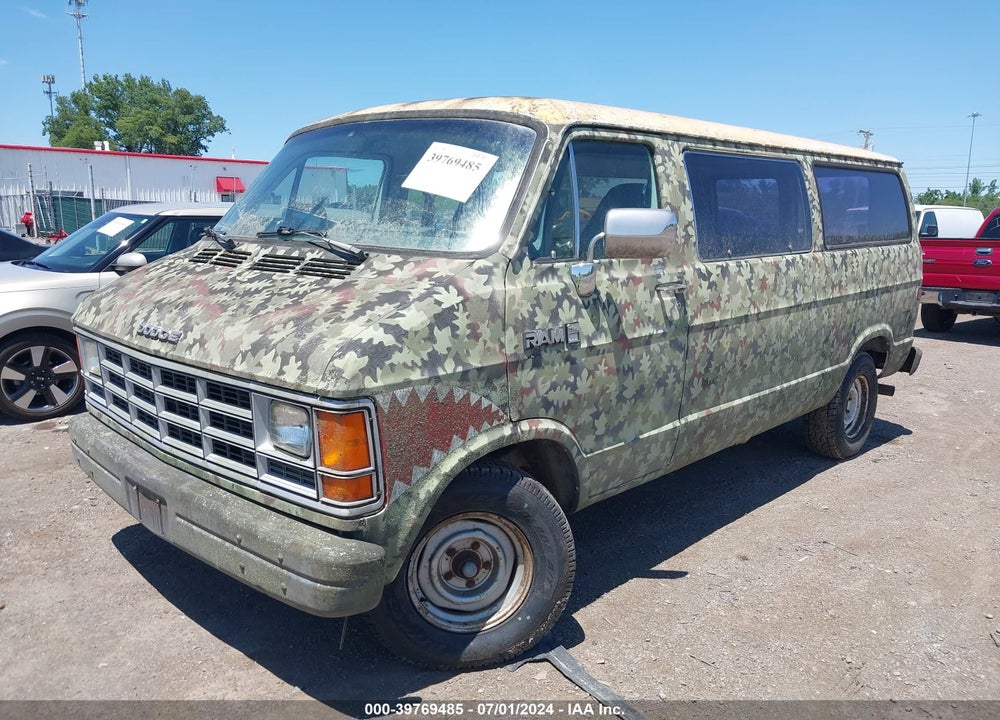 1990 DODGE RAM WAGON B250 VIN: 2B4HB25Y5LK736522