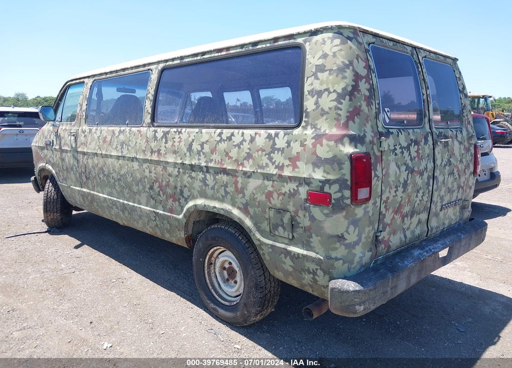 1990 DODGE RAM WAGON B250 VIN: 2B4HB25Y5LK736522