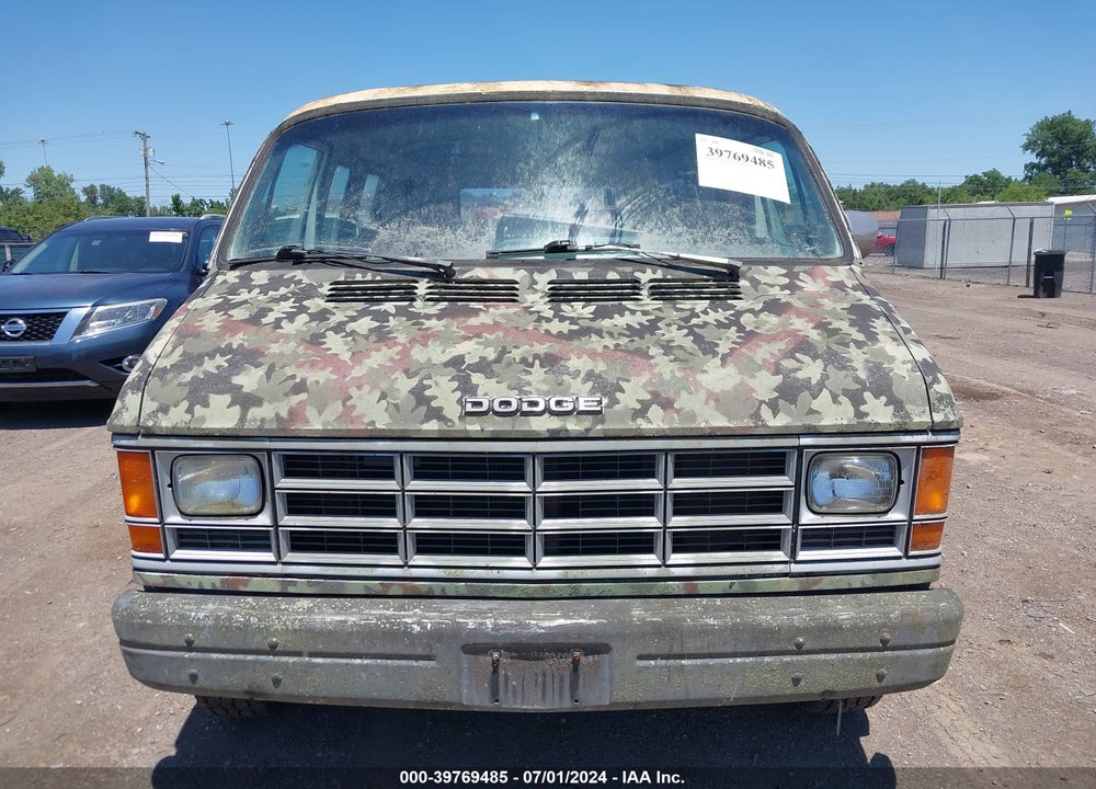 1990 DODGE RAM WAGON B250 VIN: 2B4HB25Y5LK736522