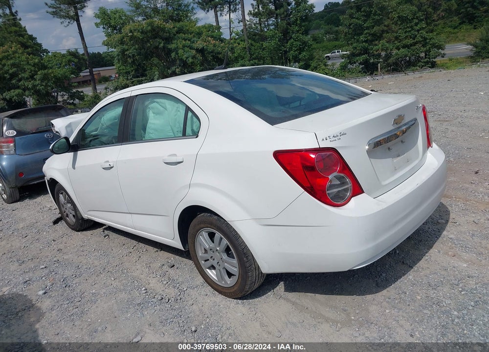 2013 CHEVROLET SONIC LT AUTO VIN: 1G1JC5SGXD4228260