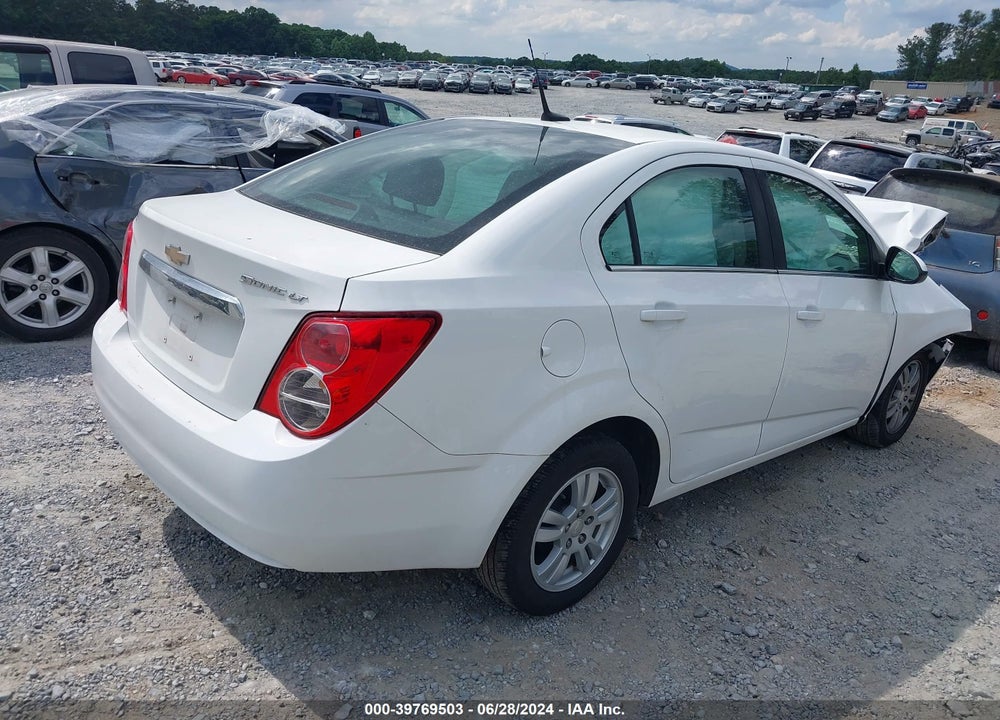 2013 CHEVROLET SONIC LT AUTO VIN: 1G1JC5SGXD4228260
