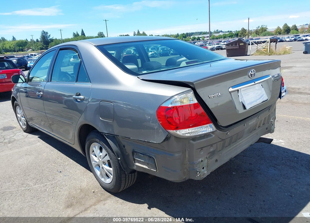 2005 TOYOTA CAMRY LE VIN: 4T1BE32KX5U588785
