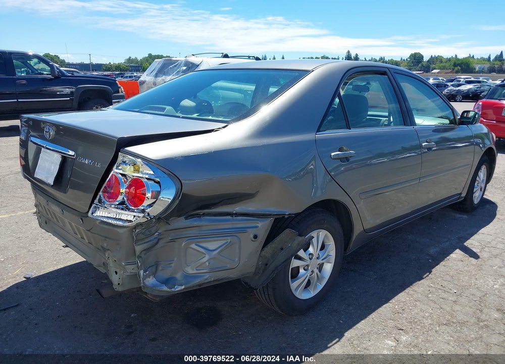 2005 TOYOTA CAMRY LE VIN: 4T1BE32KX5U588785