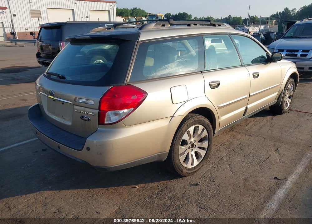 2008 SUBARU OUTBACK VIN: 4S4BP61C587316539