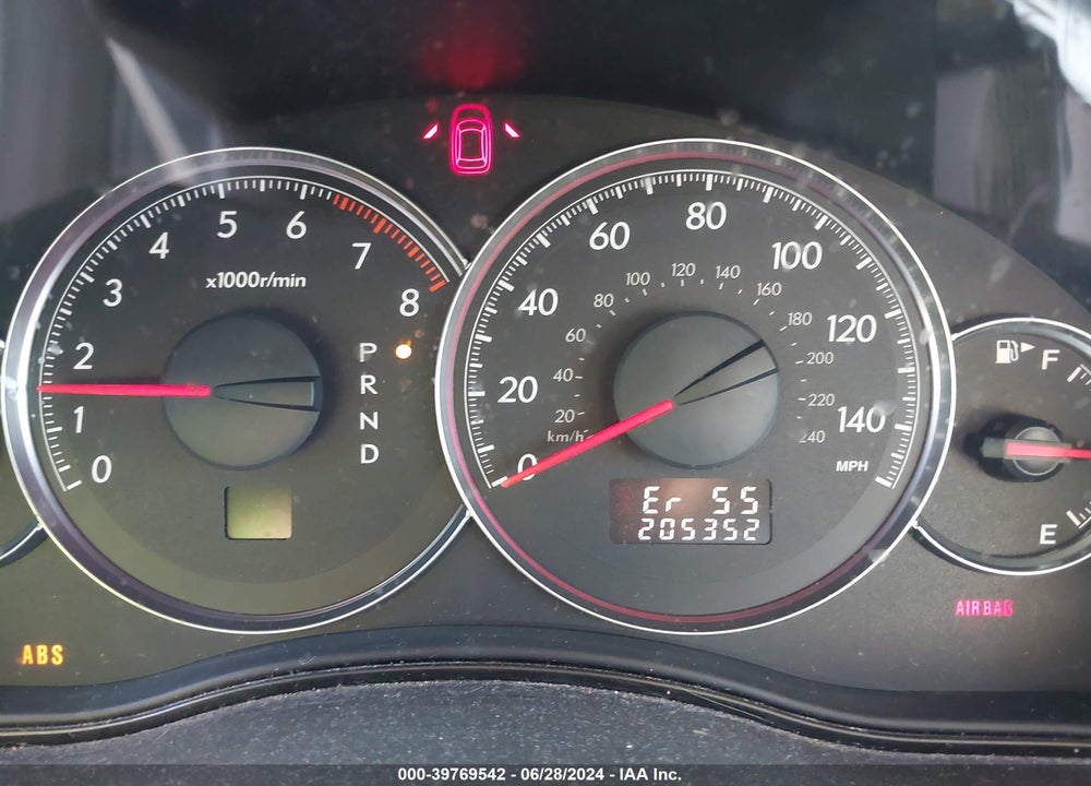 2008 SUBARU OUTBACK VIN: 4S4BP61C587316539