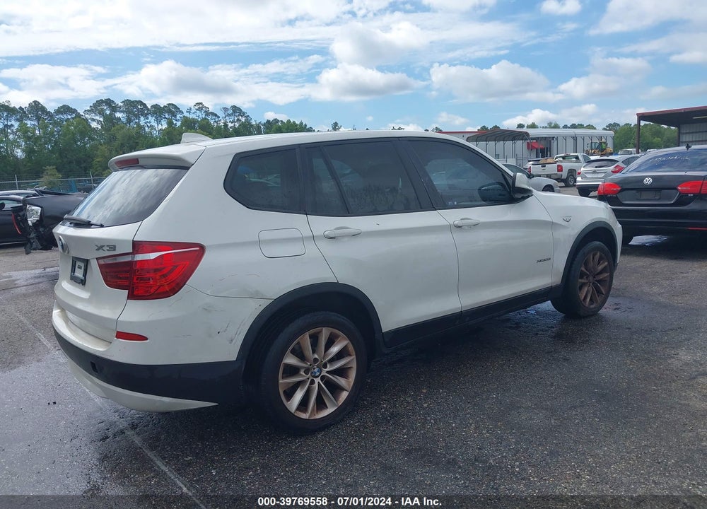 2014 BMW X3 XDRIVE28I VIN: 5UXWX9C50E0D13270