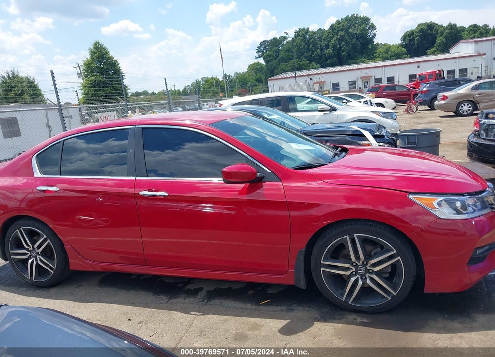 2017 HONDA ACCORD SPORT SE VIN: 1HGCR2F15HA005491