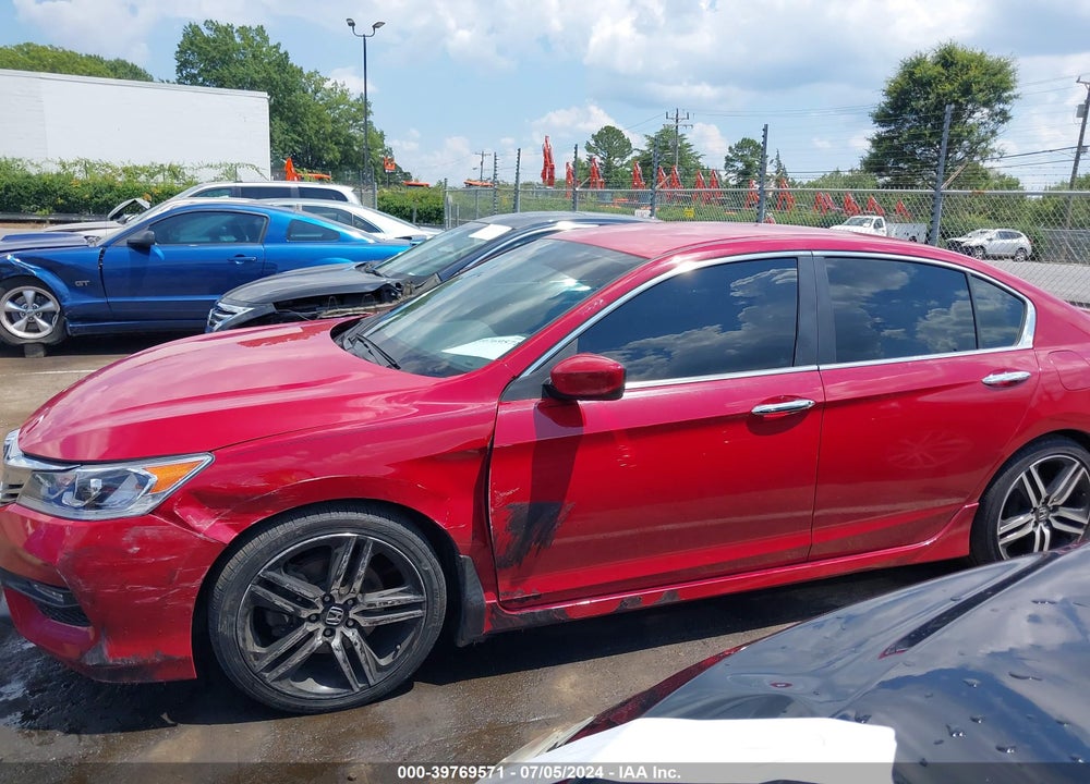 2017 HONDA ACCORD SPORT SE VIN: 1HGCR2F15HA005491