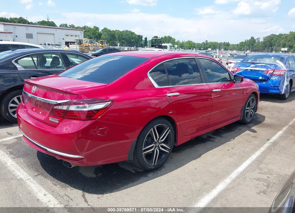 2017 HONDA ACCORD SPORT SE VIN: 1HGCR2F15HA005491
