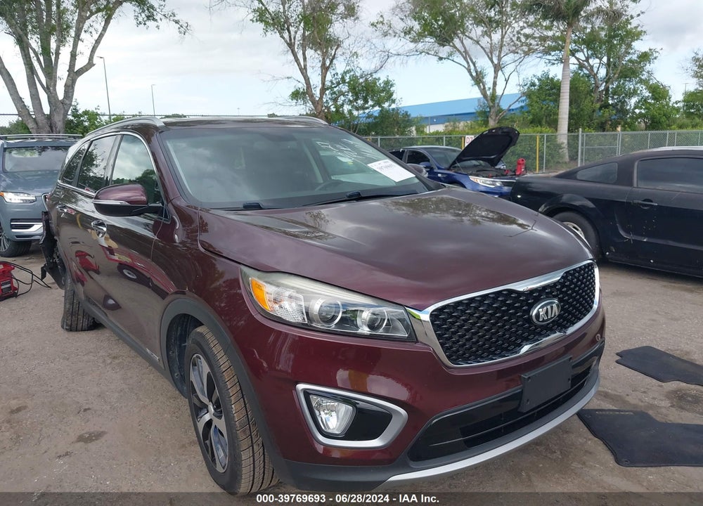 2017 KIA SORENTO 3.3L EX VIN: 5XYPHDA51HG204109